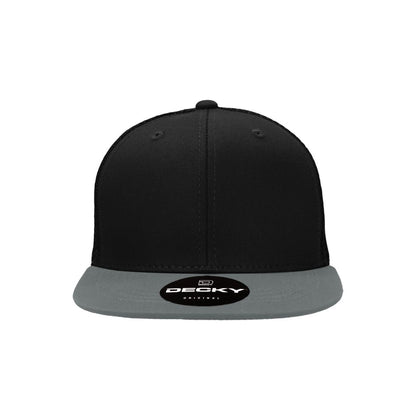 Decky 5010 Youth Kids Trucker Snapback Hats High Profile 6 Panel Flat Bill Caps Wholesale