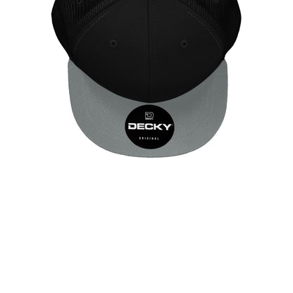 Decky 5010 Youth Kids Trucker Snapback Hats High Profile 6 Panel Flat Bill Caps Wholesale