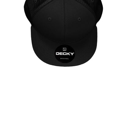 Decky 5010 Youth Kids Trucker Snapback Hats High Profile 6 Panel Flat Bill Caps Wholesale