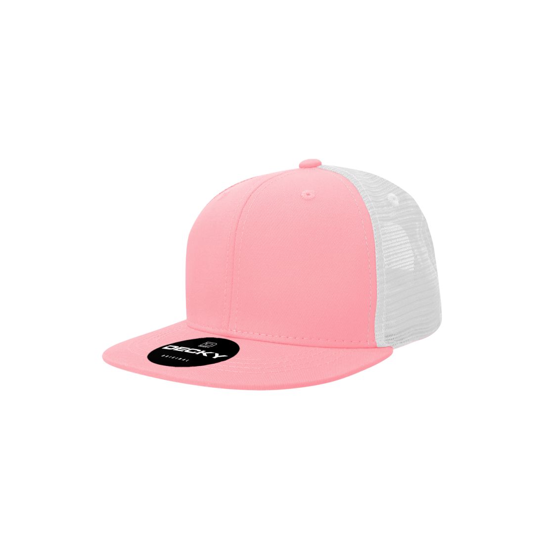 Decky 5010 Youth Kids Trucker Snapback Hats High Profile 6 Panel Flat Bill Caps Wholesale