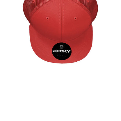 Decky 5010 Youth Kids Trucker Snapback Hats High Profile 6 Panel Flat Bill Caps Wholesale