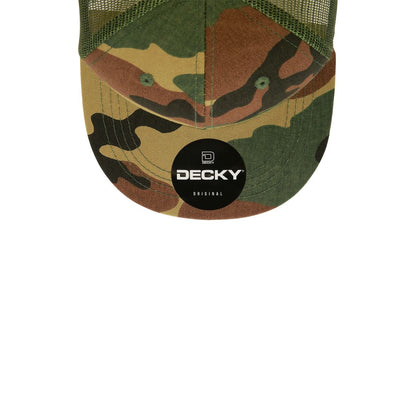 Decky 5010 Youth Kids Trucker Snapback Hats High Profile 6 Panel Flat Bill Caps Wholesale