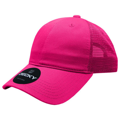 Decky 5122 Womens Relaxed Trucker Hats 6 Panel Curved Bill Baseball Caps