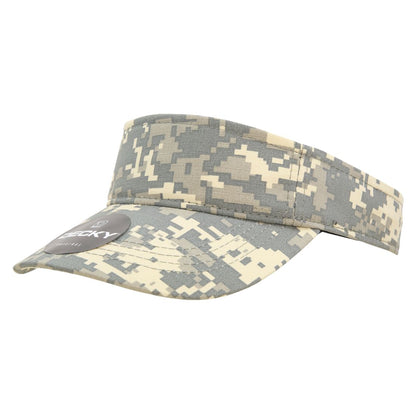 Decky 5302 Ripstop Visor Hats Sun Visors Caps Golf Sports Cotton Unconstructed Wholesale