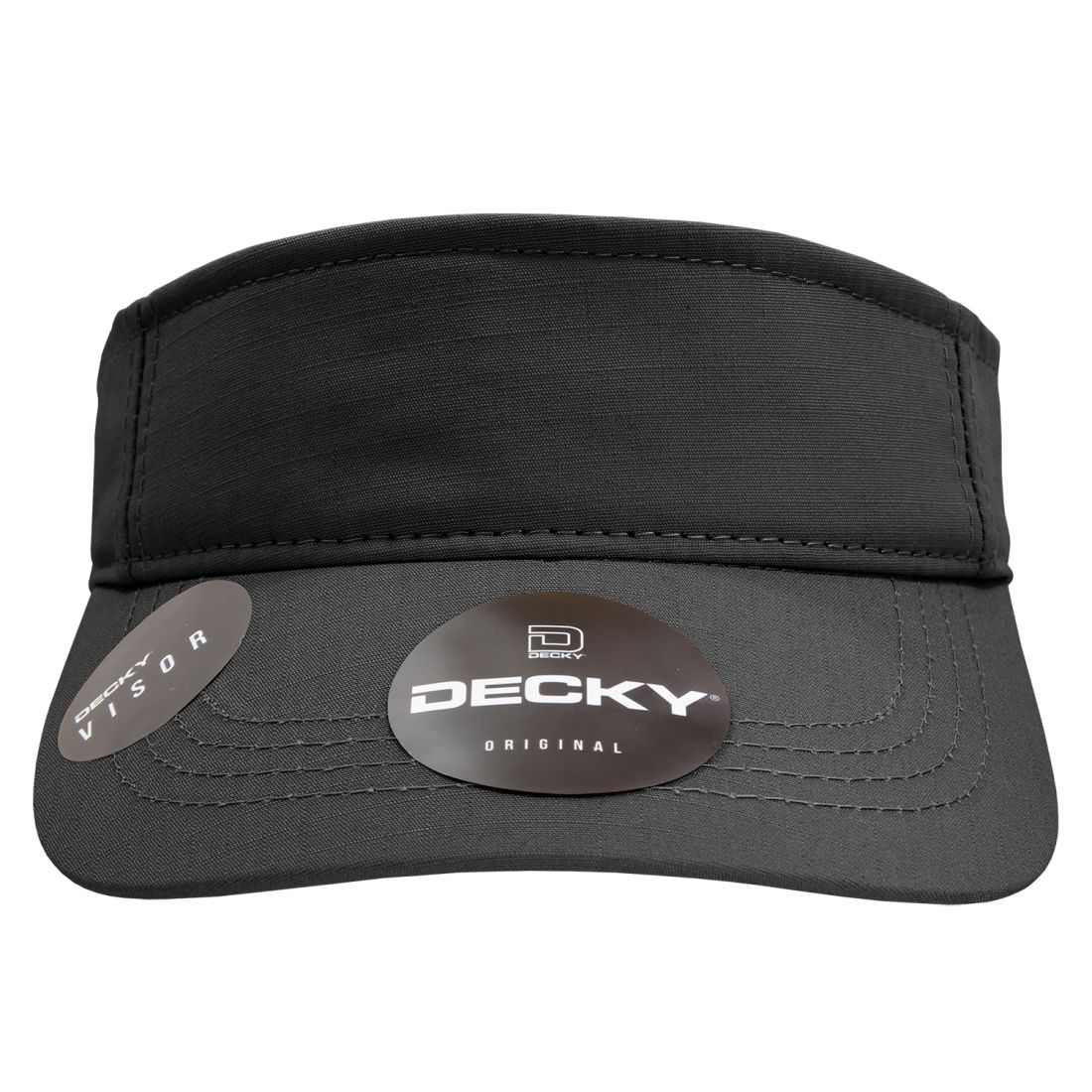Decky 5302 Ripstop Visor Hats Sun Visors Caps Golf Sports Cotton Unconstructed Wholesale