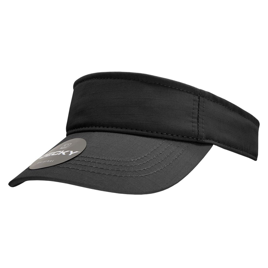 Decky 5302 Ripstop Visor Hats Sun Visors Caps Golf Sports Cotton Unconstructed Wholesale