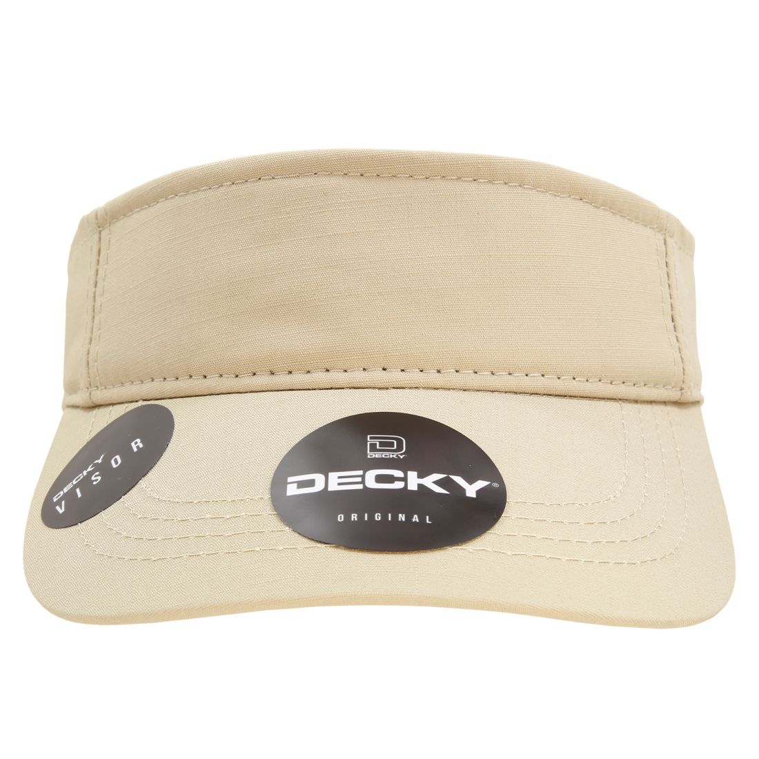 Decky 5302 Ripstop Visor Hats Sun Visors Caps Golf Sports Cotton Unconstructed Wholesale