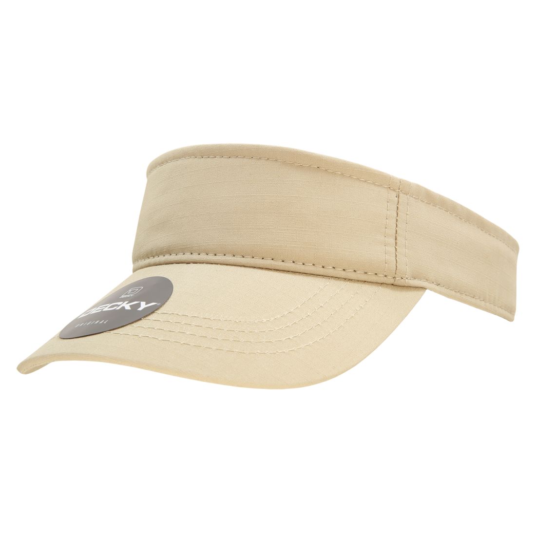 Decky 5302 Ripstop Visor Hats Sun Visors Caps Golf Sports Cotton Unconstructed Wholesale