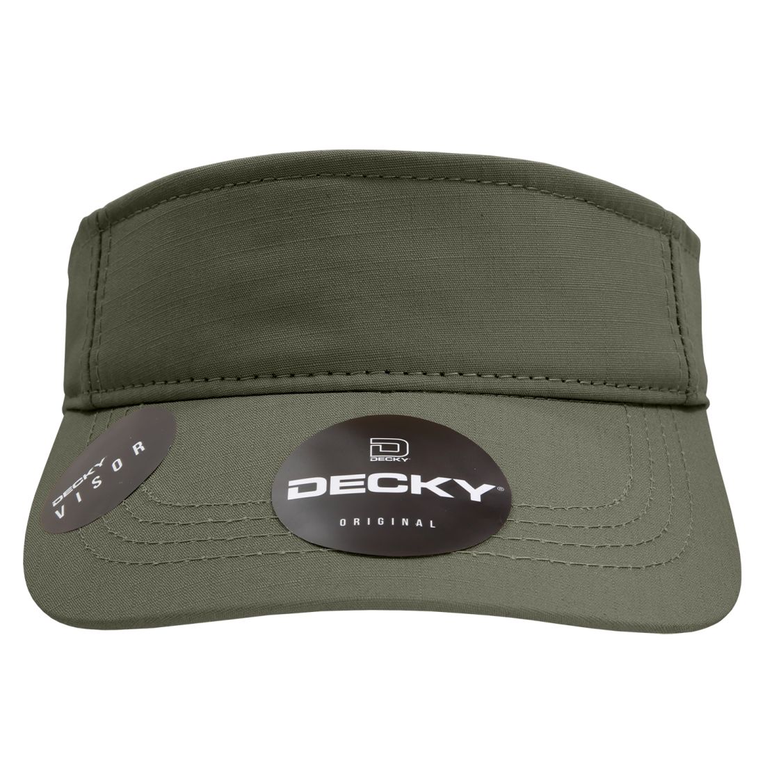 Decky 5302 Ripstop Visor Hats Sun Visors Caps Golf Sports Cotton Unconstructed Wholesale
