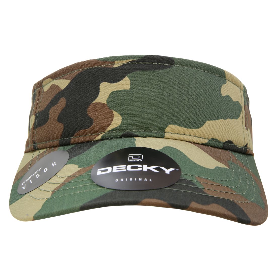 Decky 5302 Ripstop Visor Hats Sun Visors Caps Golf Sports Cotton Unconstructed Wholesale