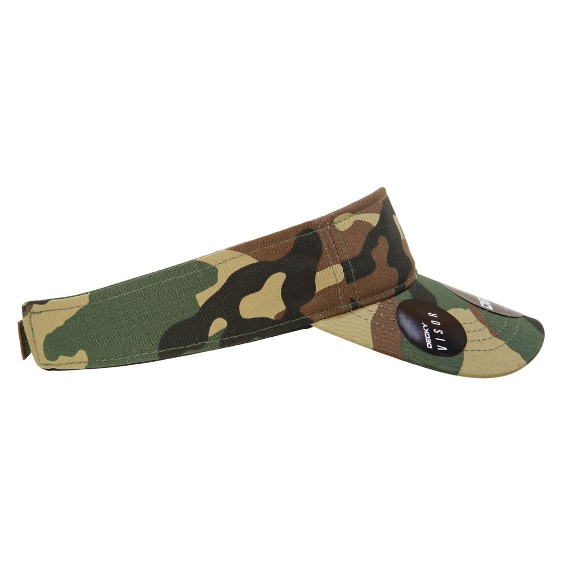 Decky 5302 Ripstop Visor Hats Sun Visors Caps Golf Sports Cotton Unconstructed Wholesale