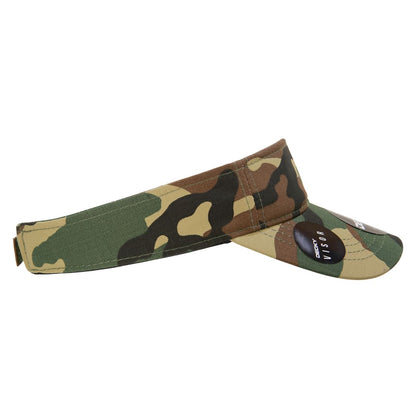 Decky 5302 Ripstop Visor Hats Sun Visors Caps Golf Sports Cotton Unconstructed Wholesale
