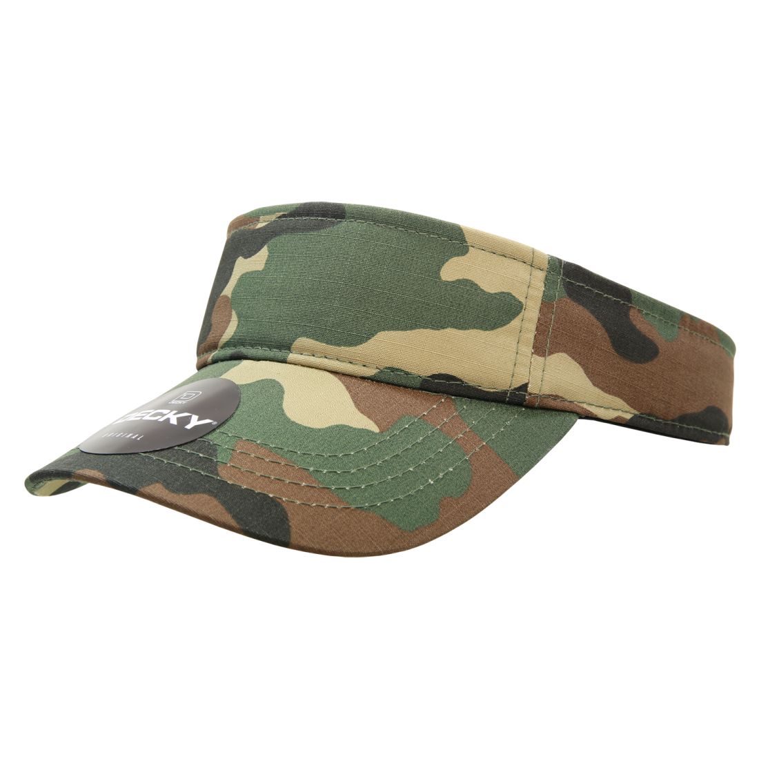 Decky 5302 Ripstop Visor Hats Sun Visors Caps Golf Sports Cotton Unconstructed Wholesale