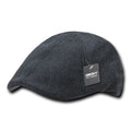 Decky 572 Melton Ivy Wool Woven Newsboy Hats Flat 6 Panel Caps Sports Comfort Wholesale