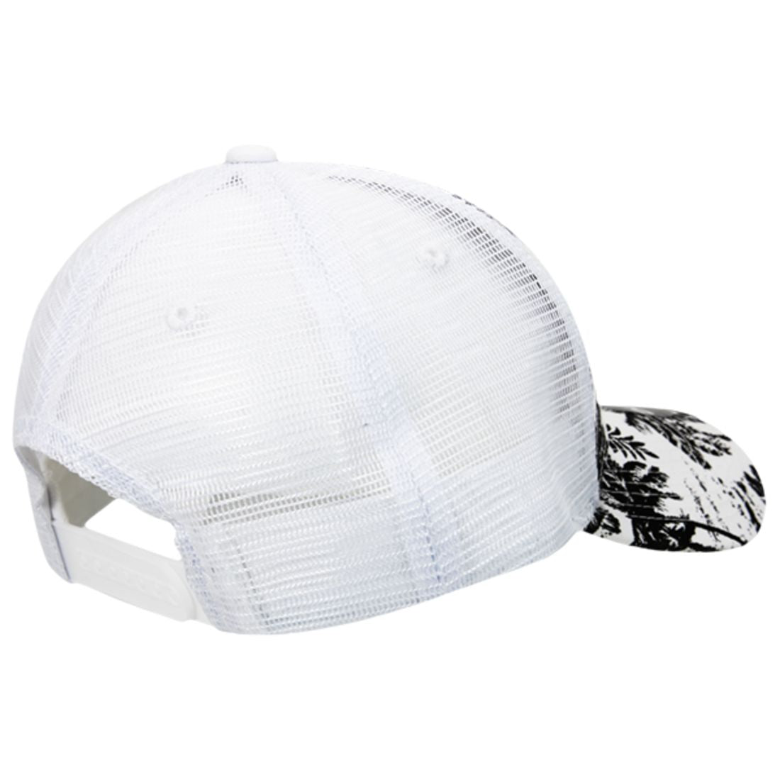 Decky 6000 Tropical Hawaiian Trucker Hats Low Profile 6 Panel Curved Bill Caps Wholesale