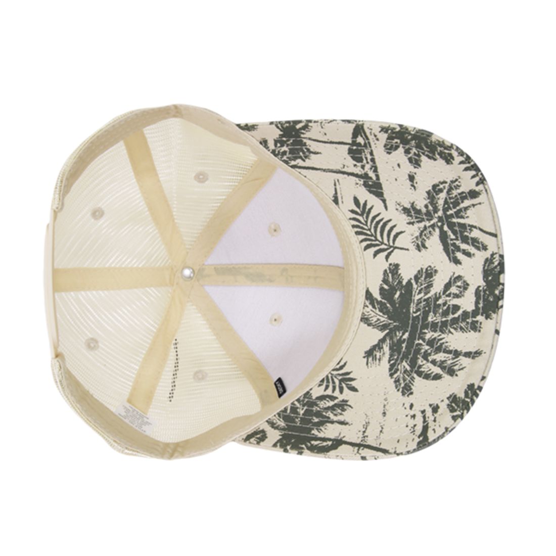 Decky 6000 Tropical Hawaiian Trucker Hats Low Profile 6 Panel Curved Bill Caps Wholesale