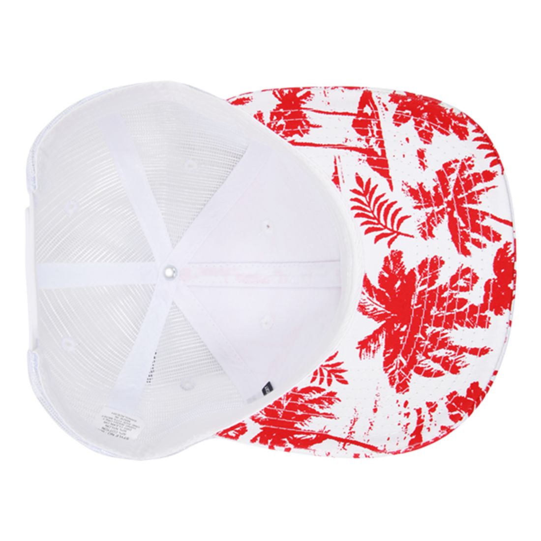 Decky 6000 Tropical Hawaiian Trucker Hats Low Profile 6 Panel Curved Bill Caps Wholesale