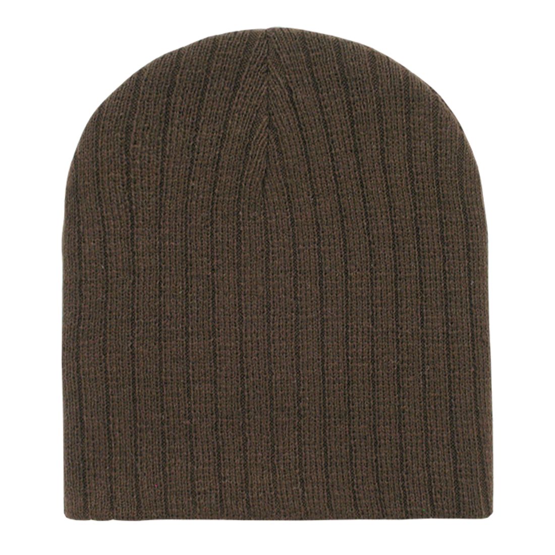 Decky 601 Cable Knit Uncuffed Beanies Hats Soft Ski Winter Warm Caps Wholesale