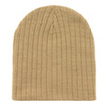 Decky 601 Cable Knit Uncuffed Beanies Hats Soft Ski Winter Warm Caps Wholesale