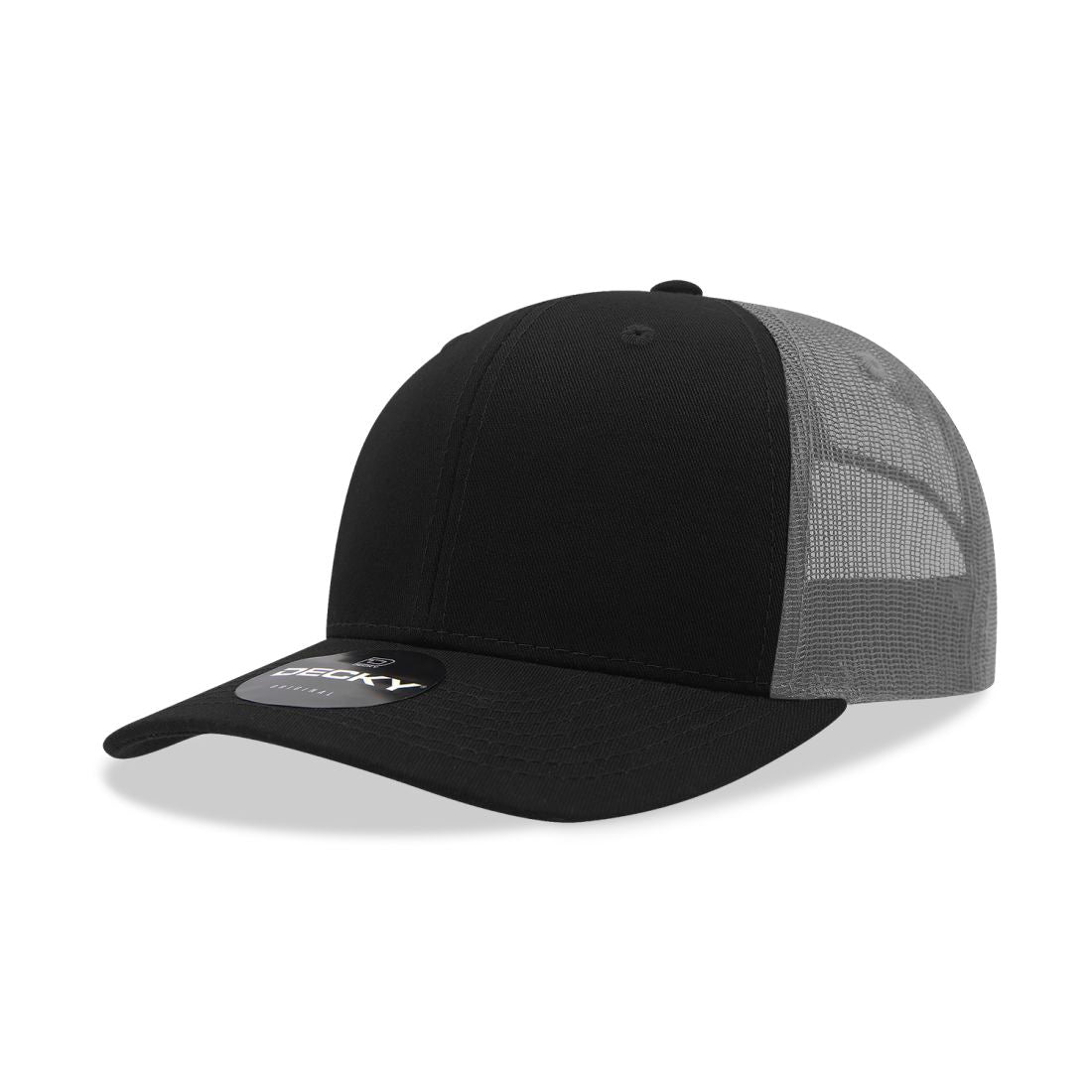 Decky 6021 Mid Profile Trucker Hats 6 Panel Caps Cotton Structured Wholesale - Group B