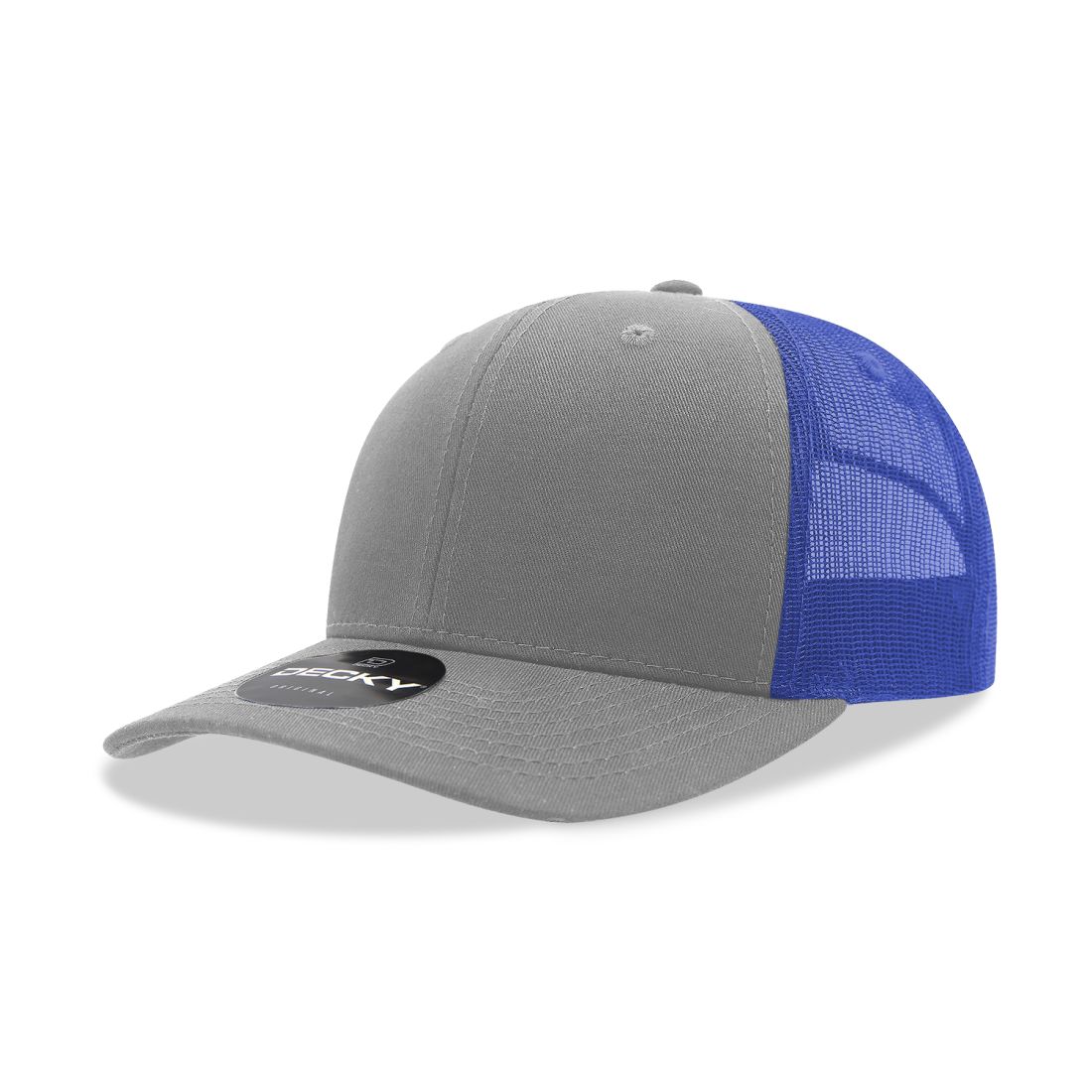 Decky 6021 Mid Profile Trucker Hats 6 Panel Caps Cotton Structured Wholesale - Group B