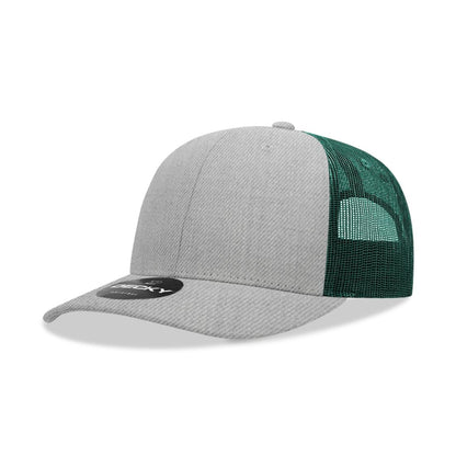 Decky 6021 Mid Profile Trucker Hats 6 Panel Caps Cotton Structured Wholesale - Group B