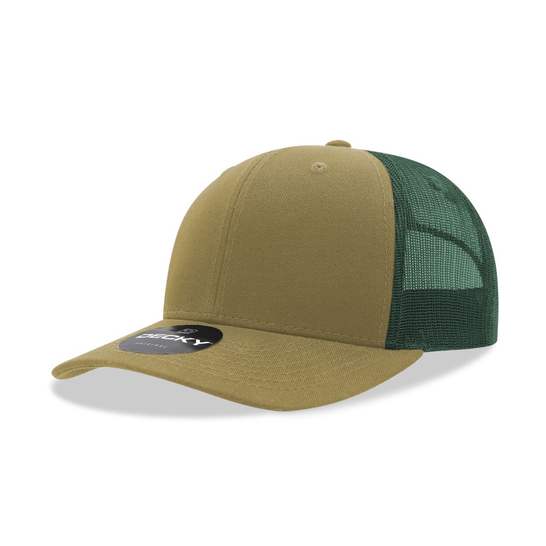 Decky 6021 Mid Profile Trucker Hats 6 Panel Caps Cotton Structured Wholesale - Group B