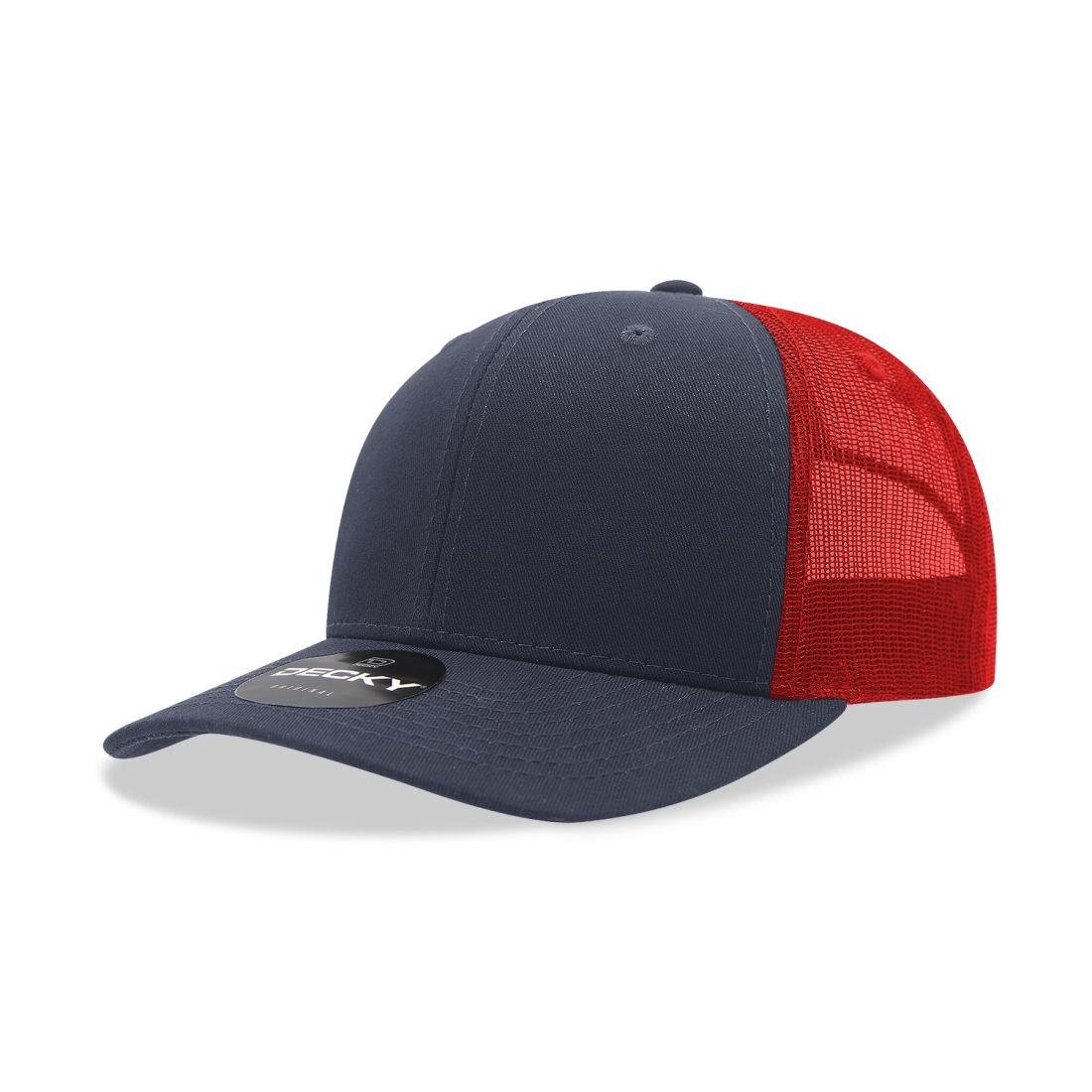 Decky 6021 Mid Profile Trucker Hats 6 Panel Caps Cotton Structured Wholesale - Group B