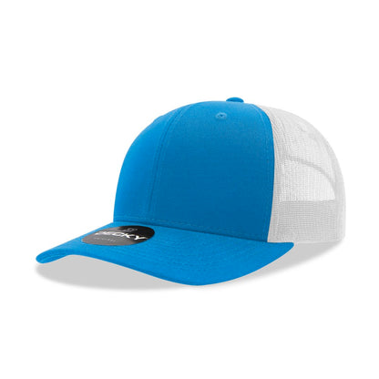Decky 6021 Mid Profile Trucker Hats 6 Panel Caps Cotton Structured Wholesale - Group B