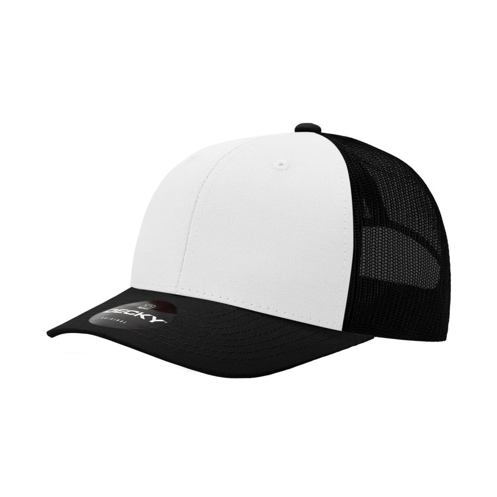 Decky 6021 Mid Profile Trucker Hats 6 Panel Caps Cotton Structured ...
