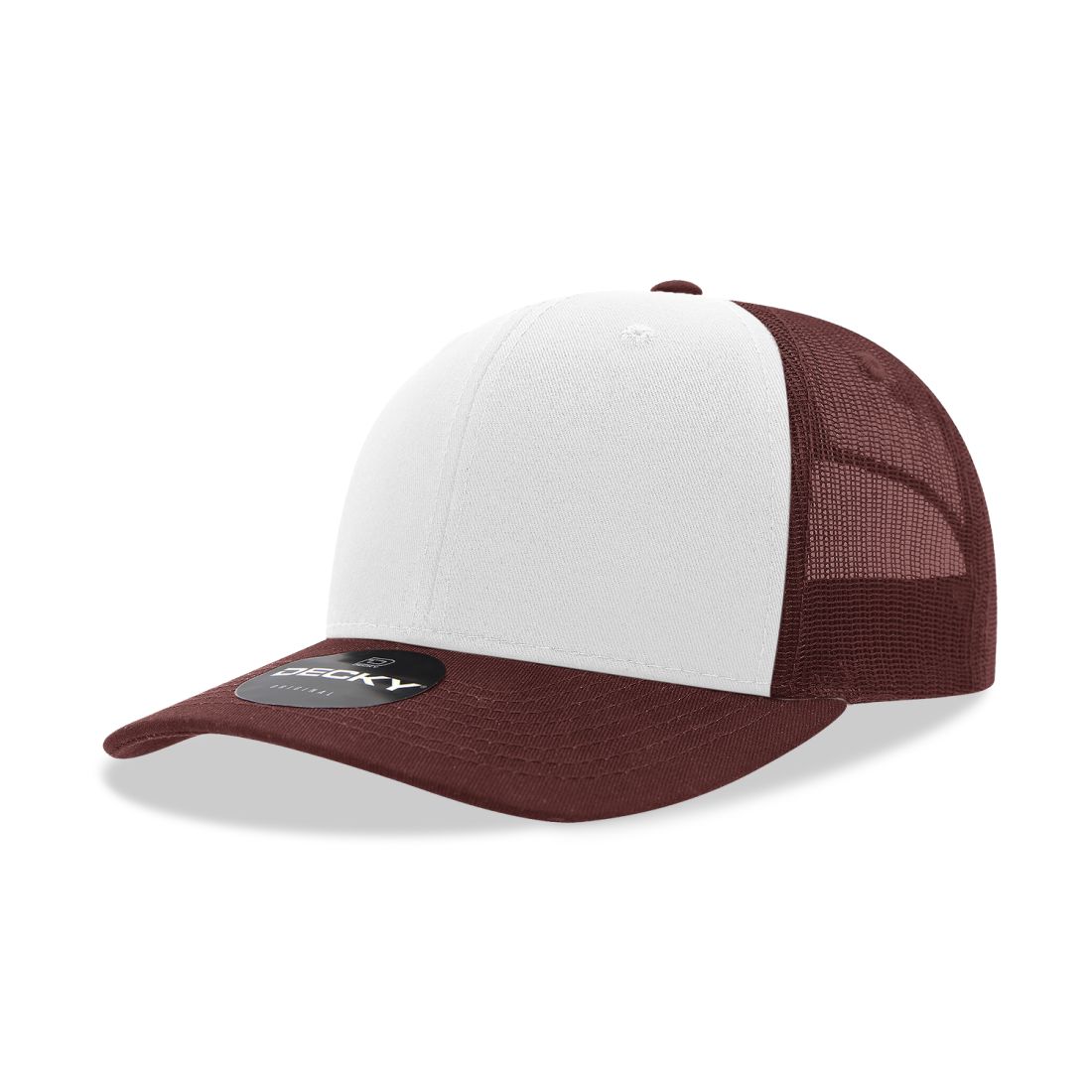 Decky 6021 Mid Profile Trucker Hats 6 Panel Caps Cotton Structured Wholesale - Group B