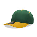 Decky Classic 6022 Mid Profile Structured Hats 6 Panel Curved Bill Snapback Caps