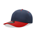Decky Classic 6022 Mid Profile Structured Hats 6 Panel Curved Bill Snapback Caps