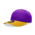 Decky Classic 6022 Mid Profile Structured Hats 6 Panel Curved Bill Snapback Caps