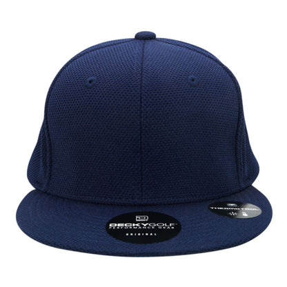Decky 6103 Pique Pattern Snapback Hats Golf Sports Caps 6 Panel Flat Bill Wholesale