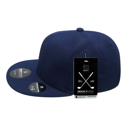 Decky 6103 Pique Pattern Snapback Hats Golf Sports Caps 6 Panel Flat Bill Wholesale