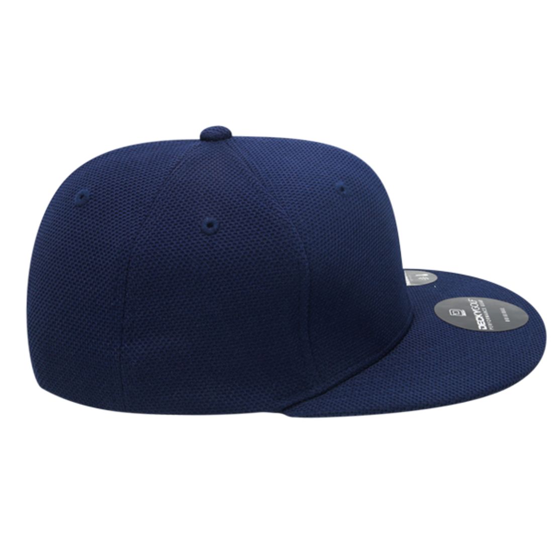 Decky 6103 Pique Pattern Snapback Hats Golf Sports Caps 6 Panel Flat Bill Wholesale