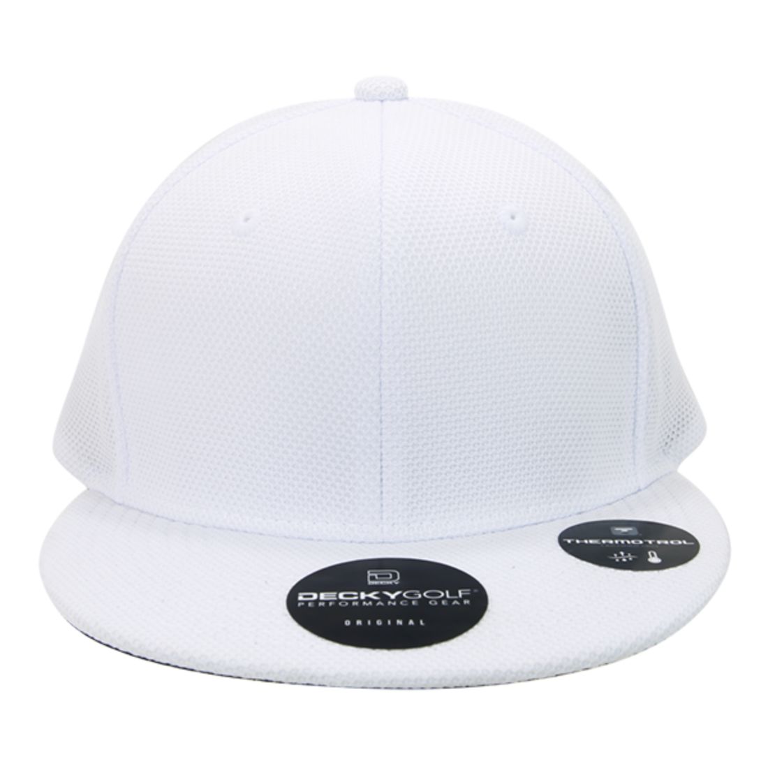 Decky 6103 Pique Pattern Snapback Hats Golf Sports Caps 6 Panel Flat Bill Wholesale