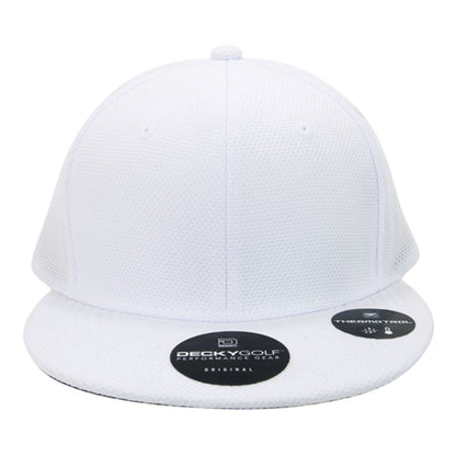 Decky 6103 Pique Pattern Snapback Hats Golf Sports Caps 6 Panel Flat Bill Wholesale