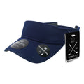 Decky 6104 Pique Pattern Sun Visors Hats Golf Sports Caps Structured Wholesale 