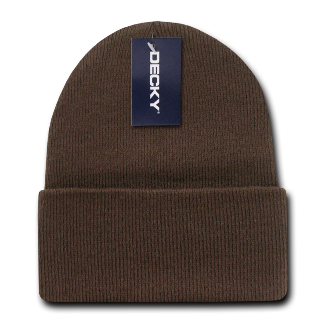 Decky 613 Long Cuffed Knit Beanies Hats Ski Skull Caps Snug Warm Winter