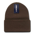Decky 613 Long Cuffed Knit Beanies Hats Ski Skull Caps Snug Warm Winter