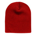 Decky 614 Short Uncuffed Knit Beanies Hats Ski Skull Caps Snug Winter Warm