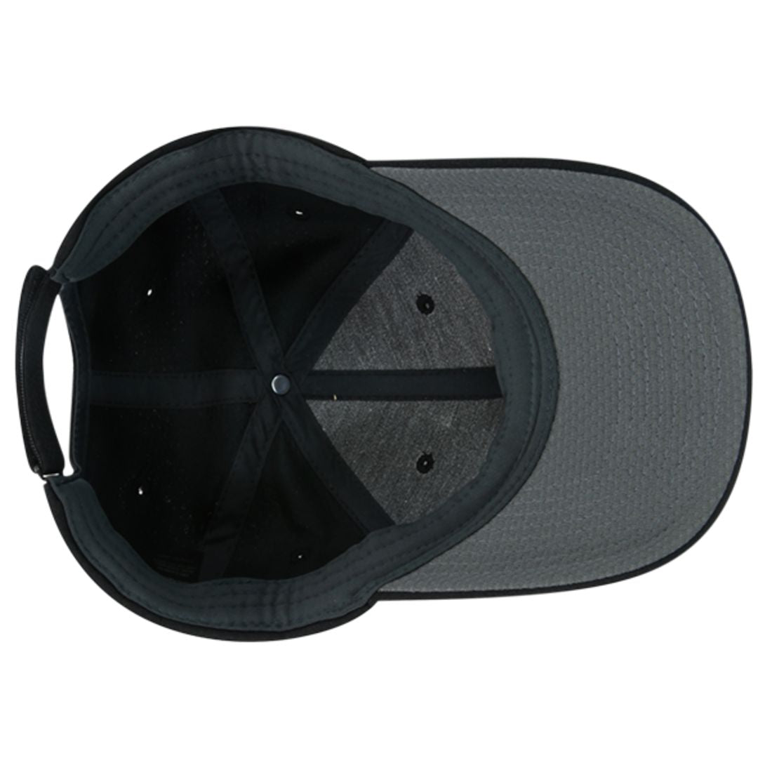 Decky 6111 Pique Pattern Low Crown Hats 7 Panel Curved Bill Performance Caps Wholesale