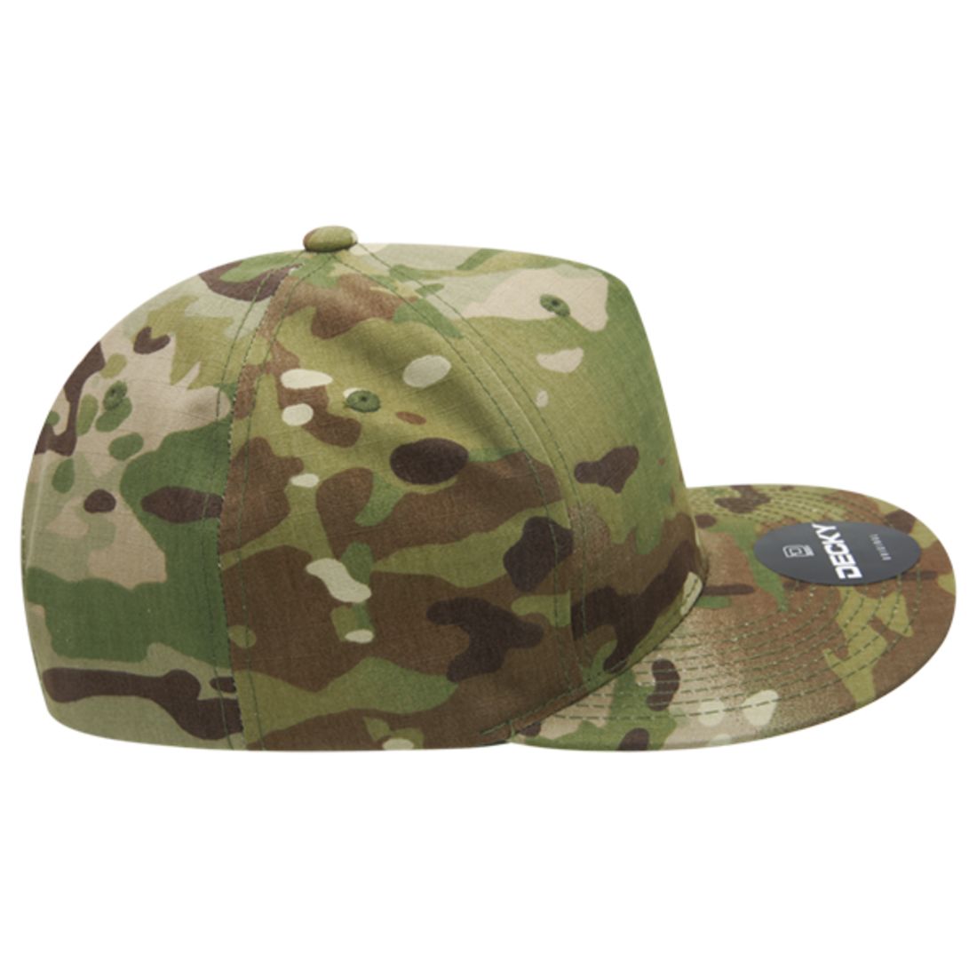 Decky 6111 Pique Pattern Low Crown Hats 7 Panel Curved Bill Performance Caps Wholesale