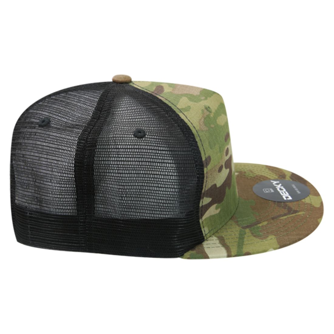Decky 6111 Pique Pattern Low Crown Hats 7 Panel Curved Bill Performance Caps Wholesale