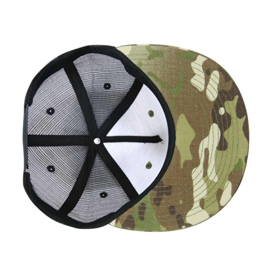 Decky 6111 Pique Pattern Low Crown Hats 7 Panel Curved Bill Performance Caps Wholesale