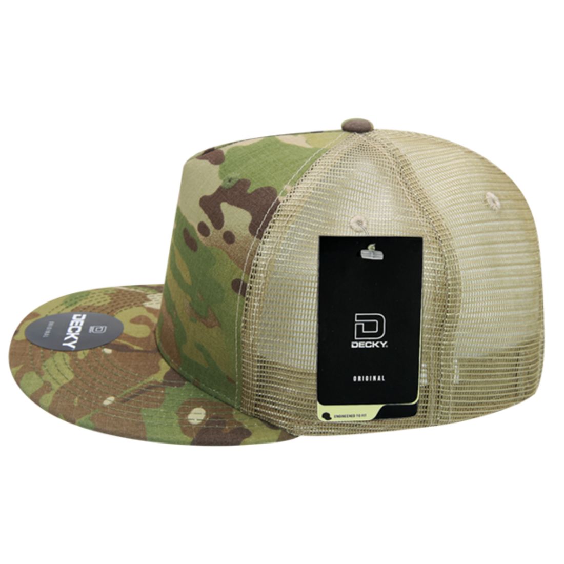 Decky 6111 Pique Pattern Low Crown Hats 7 Panel Curved Bill Performance Caps Wholesale