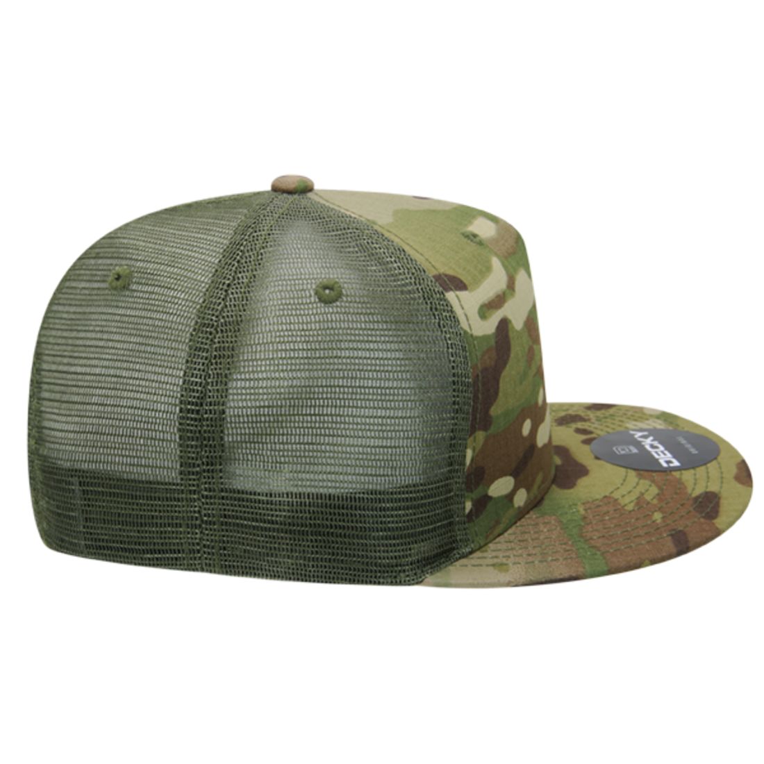 Decky 6111 Pique Pattern Low Crown Hats 7 Panel Curved Bill Performance Caps Wholesale