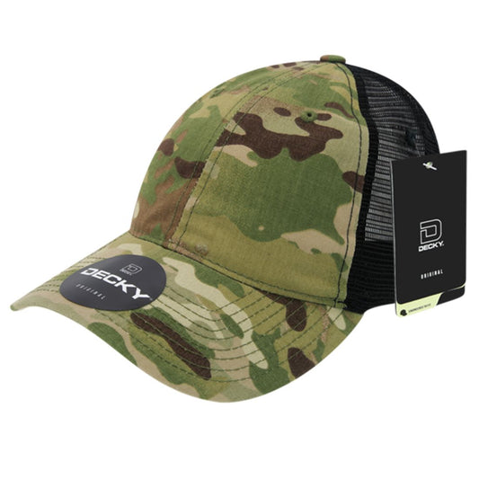 Decky 6111 Pique Pattern Low Crown Hats 7 Panel Curved Bill Performance Caps Wholesale - Star Hats & Embroidery
